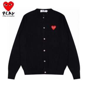 【COMME des GARCONS】PLAY ハートロゴ レディース カーディガン
