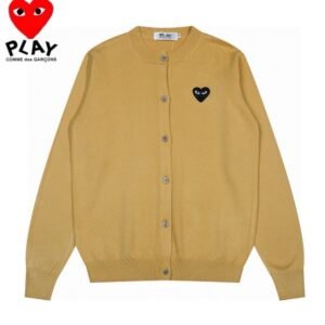 【COMME des GARCONS】PLAY ハートロゴ レディース カーディガン